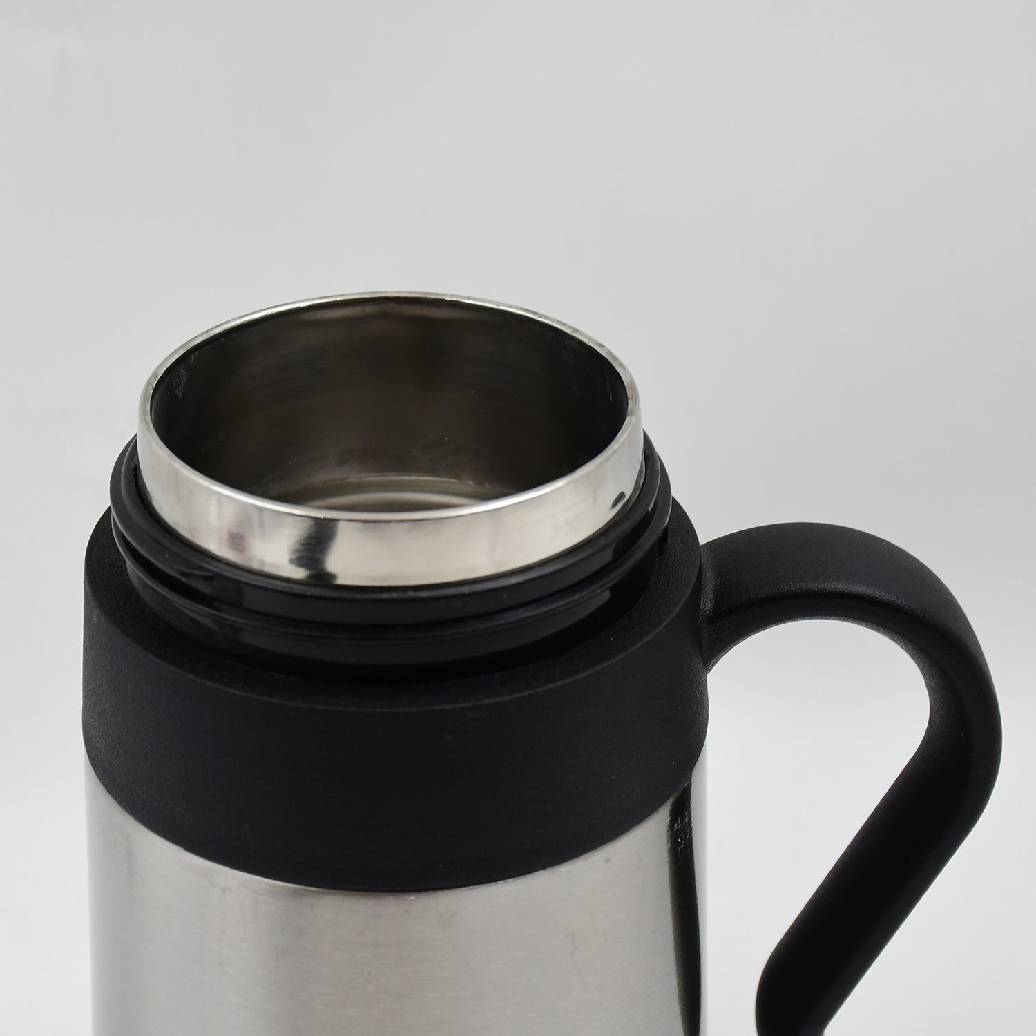 Wukusy stainless steel vacuum-insulated mug with handle, 420ml small cup for hot and cold beverages in home and kitchen use