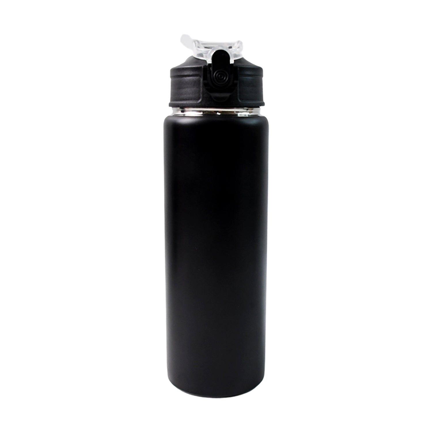 Wukusy stainless steel sports water bottle, 500ml capacity, with a sleek design and leak-proof lid for outdoor and gym use.