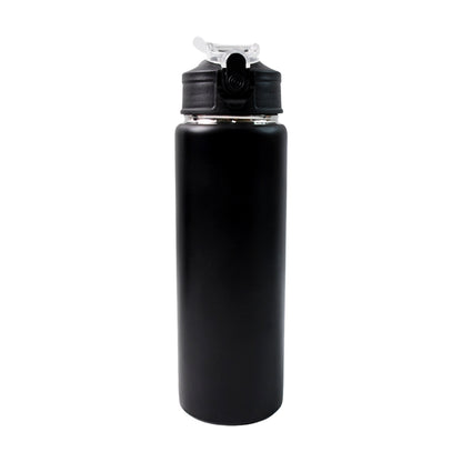 Wukusy stainless steel sports water bottle, 500ml capacity, with a sleek design and leak-proof lid for outdoor and gym use.