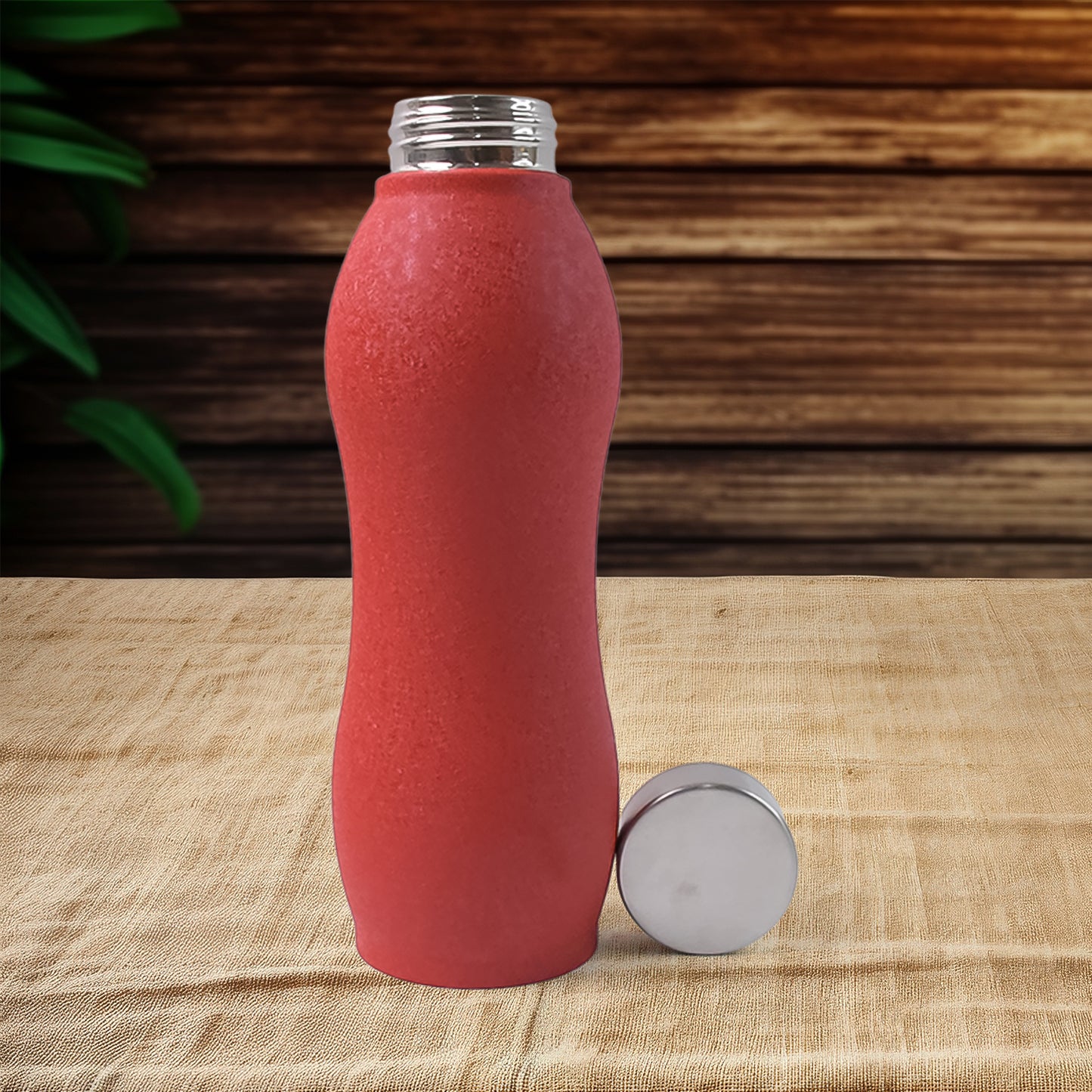 Wukusy stainless steel water bottle, 1000ml capacity, in mixed colors with crocodile design, suitable for home and kitchen use