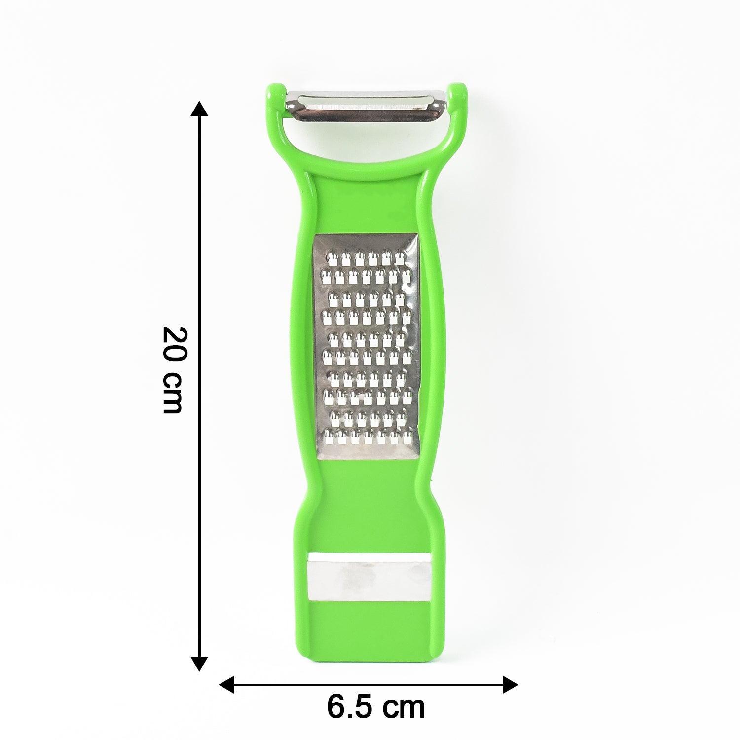 Wukusy Supermom 3-in-1 stainless steel vegetable and fruit peeler, multi-functional kitchen tool with ergonomic handle and sharp blades.