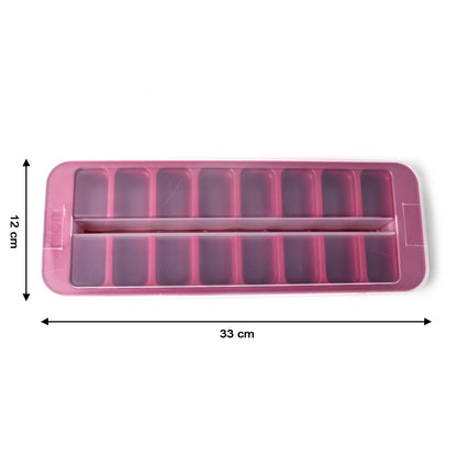 Wukusy Supermom frizzy ice tray with 2-in-1 compartment for ice cubes and storage box, suitable for home and kitchen use.