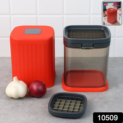 Wukusy Supermom multipurpose onion and garlic vegetable chopper for home and kitchen use, with stainless steel blades and compact design.
