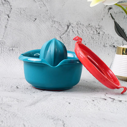 Wukusy Supermom Premium Manual Citrus Juicer for home kitchen, hand press with sturdy design for fresh juice extraction.