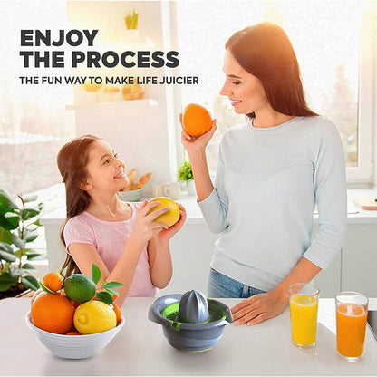 Wukusy Supermom Premium Manual Hand Press Citrus Juicer for fresh juice extraction in home and kitchen use.