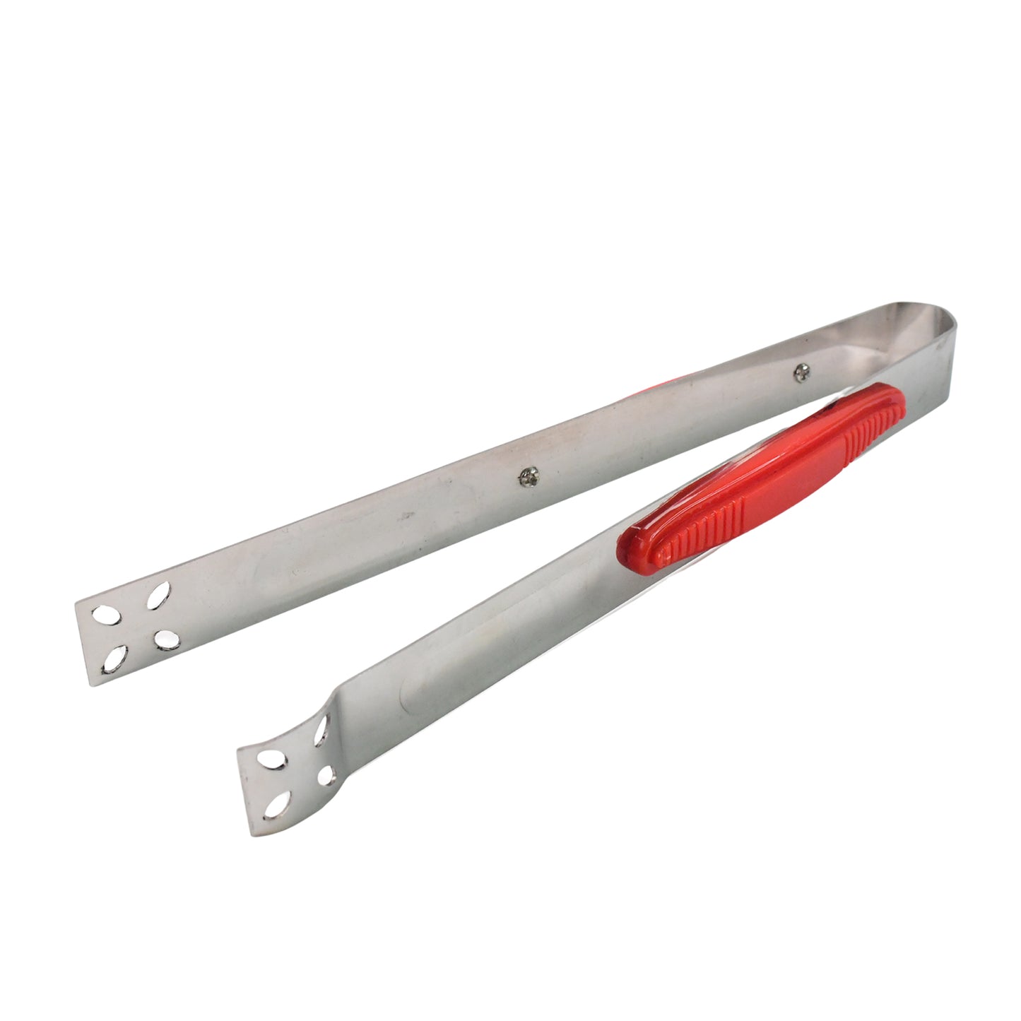 Wukusy Supermom premium stainless steel multipurpose kitchen tongs for cooking, serving, and grilling in a home kitchen setting.