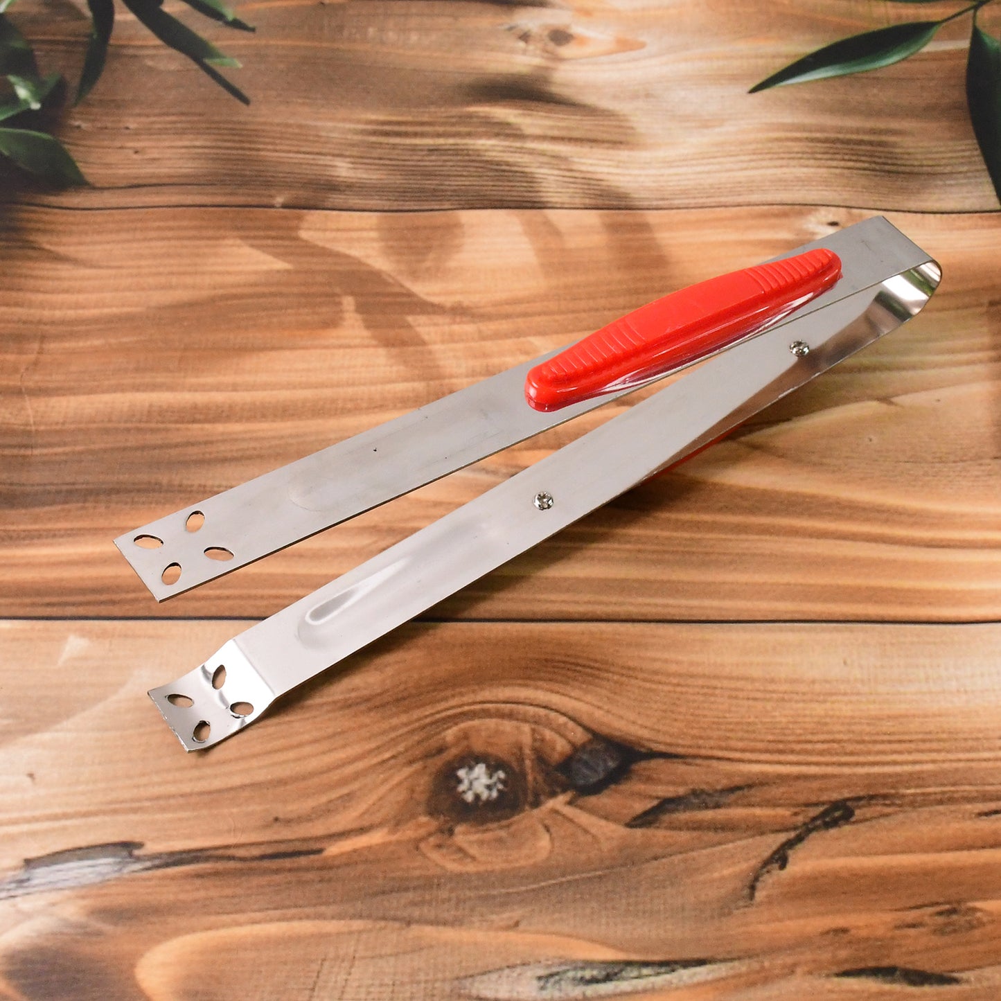 Wukusy Supermom premium stainless steel multipurpose kitchen tongs for cooking and serving, with a sleek, durable design.