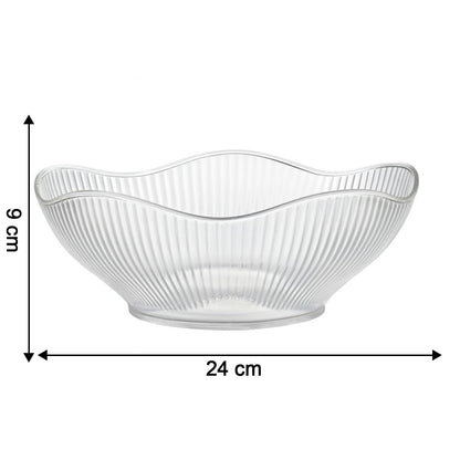 Wukusy Supermom Wringo plastic fruit storage basket for organizing apples, oranges, and bananas in the kitchen.