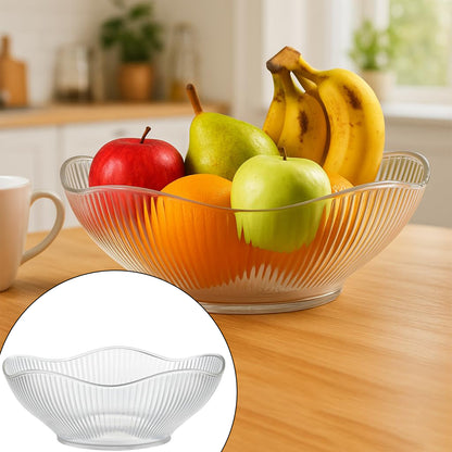 Wukusy Supermom Wringo plastic fruit storage basket for kitchen, featuring a breathable design and sturdy construction.