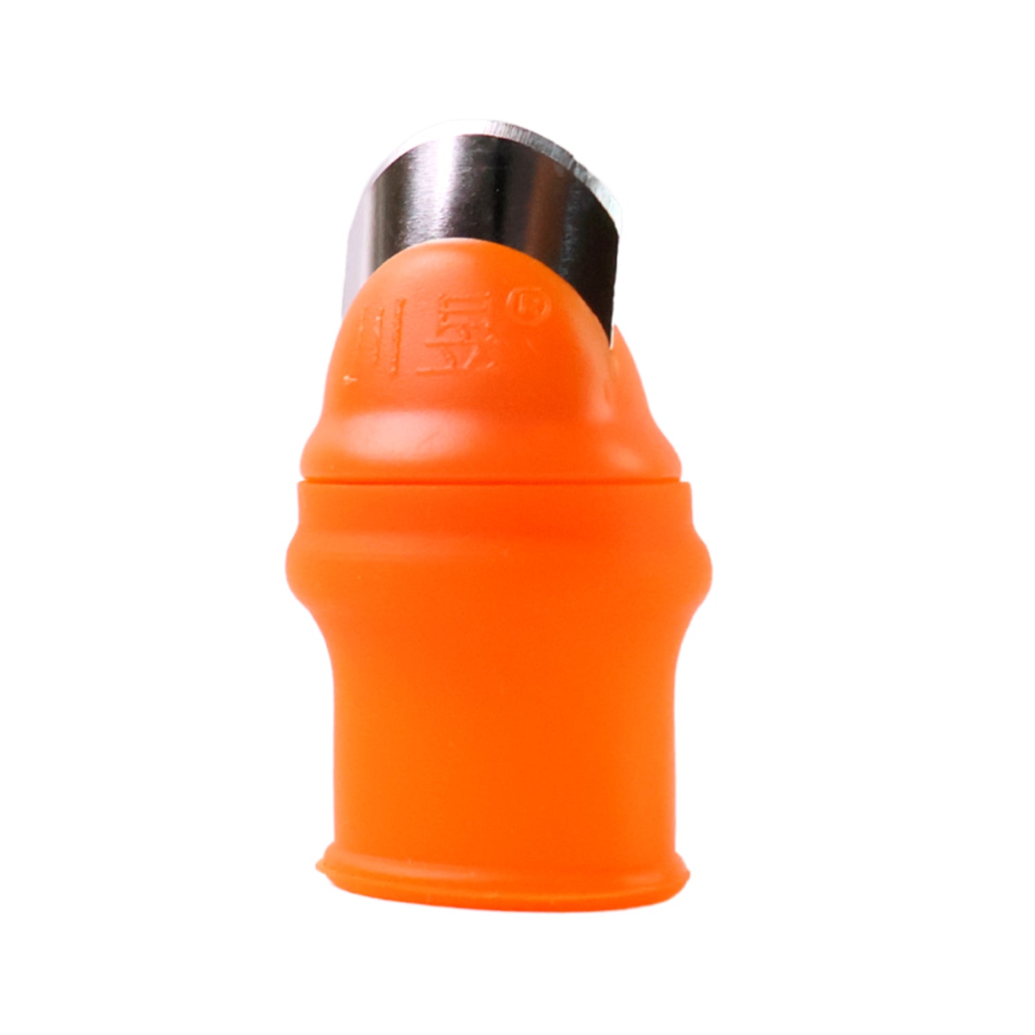 Wukusy thumb knife cutter with silicone finger guard for safe slicing, ideal for home and kitchen use.