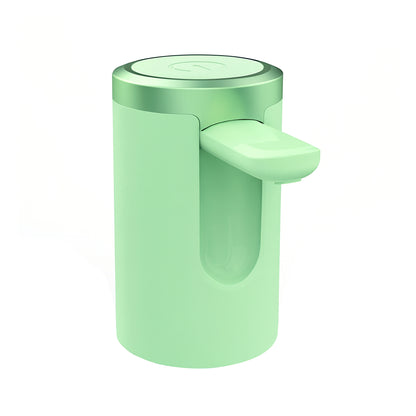 Wukusy USB rechargeable automatic water dispenser for 20-liter bottles, compact home kitchen device with pump mechanism.