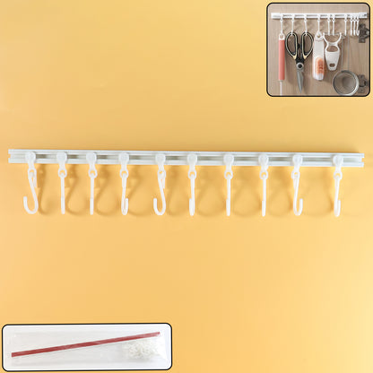 Wall mounted kitchen storage rack set by Wukusy, featuring multiple metal shelves ideal for organizing kitchen essentials.
