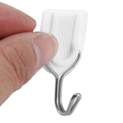Wukusy 1627 adhesive ABS plastic hook towel hanger mounted on kitchen or bathroom wall for hanging towels or utensils