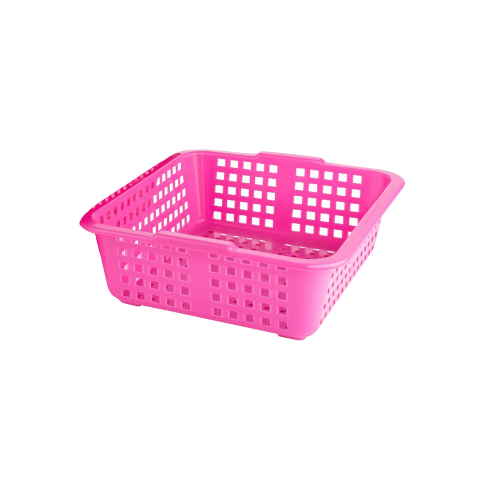 Wukusy plastic medium-sized cane fruit basket for kitchen storage, featuring a durable design for holding fresh fruits.