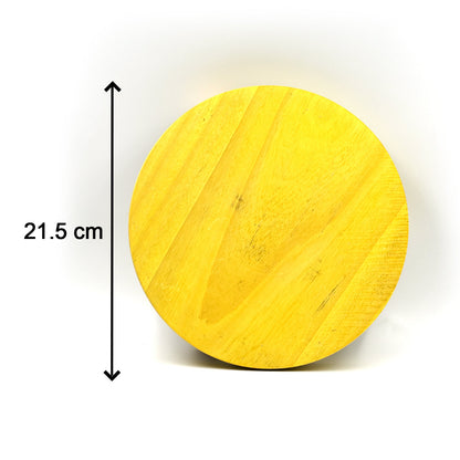 Wukusy round Patala kitchen tool used for home purposes, with a smooth, flat surface, not including the belan.
