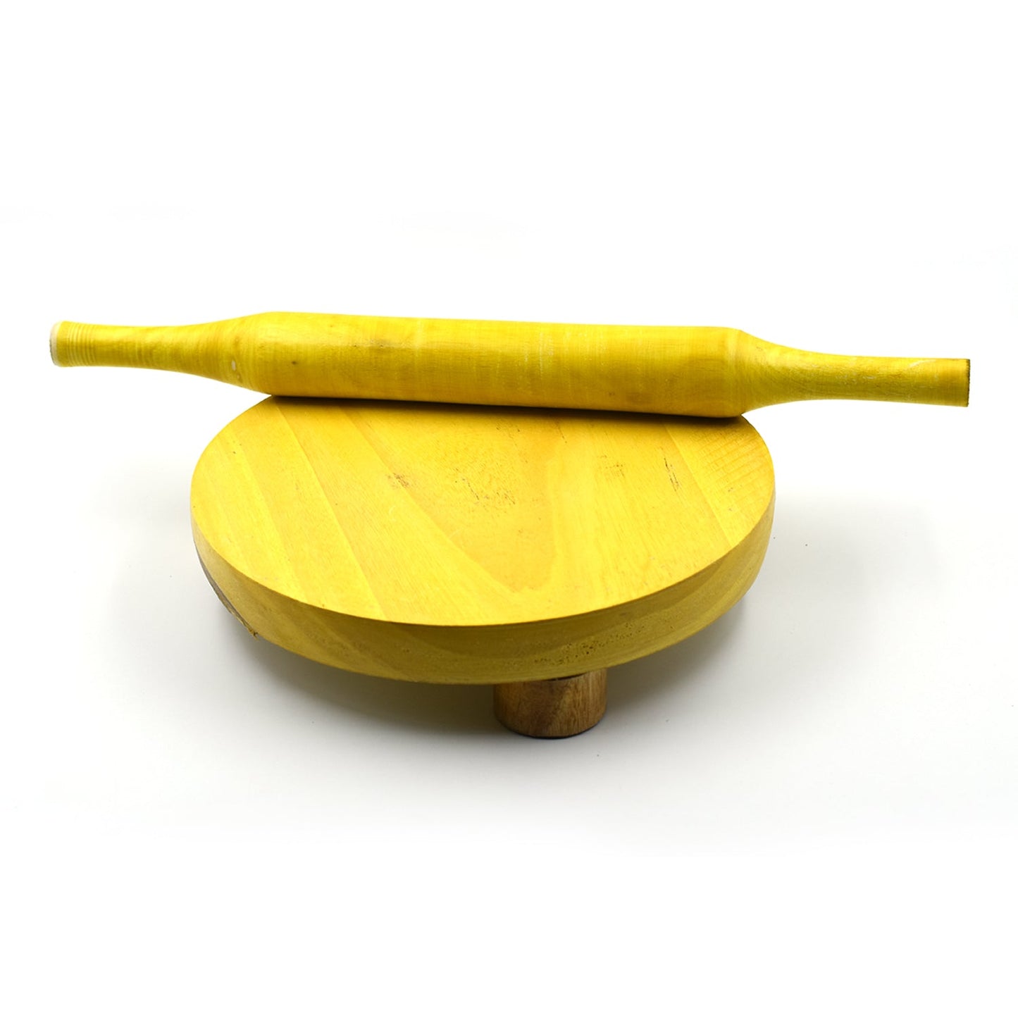 Wukusy Bombay Belan, traditional wooden rolling pin for making rotis and other home kitchen baking tasks.