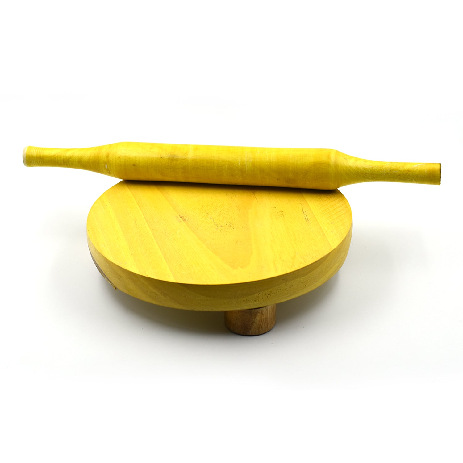 Wukusy Bombay Belan, traditional wooden rolling pin for making rotis and other home kitchen baking tasks.