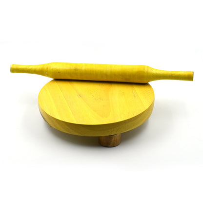 Wukusy Bombay Belan, traditional wooden rolling pin for making rotis and other home kitchen baking tasks.