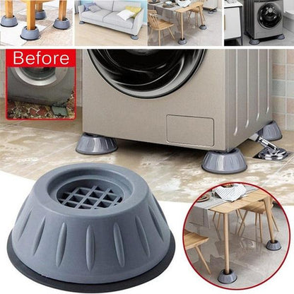 Wukusy washer dryer anti-vibration pads with suction cup feet for stable appliance placement and noise reduction.