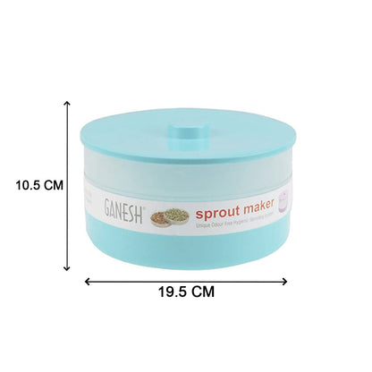 Wukusy Ganesh Sprout Maker Bean Bowl, 1800 ml, a kitchen tool for sprouting beans and seeds in a durable, functional design.