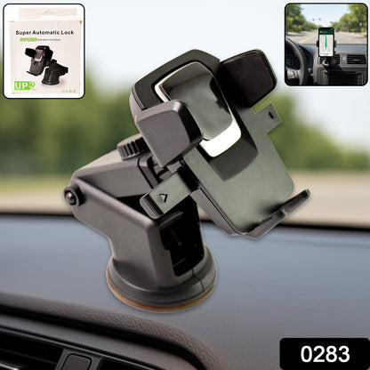 Wukusy adjustable car mount for mobile phones in multicolour, secure holder with flexible grip for driving convenience.