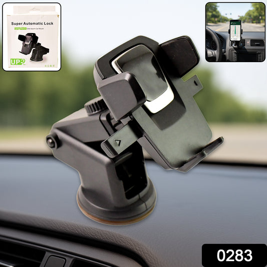 Wukusy adjustable car mount for mobile phones in multicolour, secure holder with flexible grip for driving convenience.