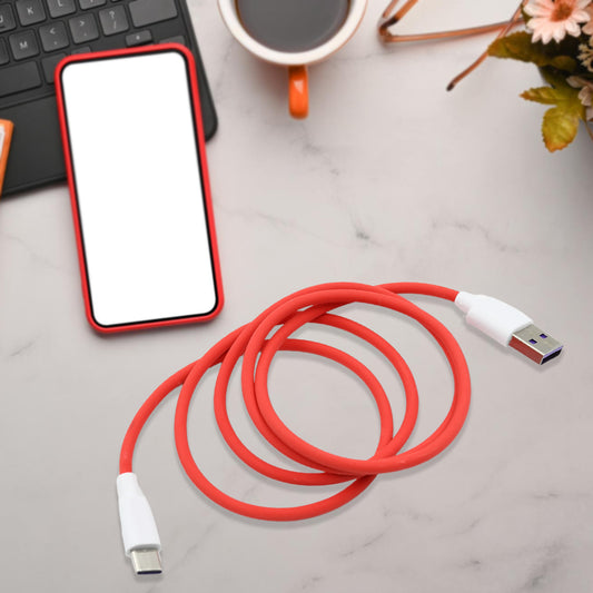 Wukusy Type C dash charging USB data cable for fast charging and data transfer, compatible with all C-type mobile devices.
