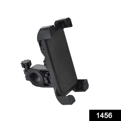 Wukusy bike phone mount with anti-shake cradle, stable clamp, and 360-degree rotation for secure mobile device attachment.