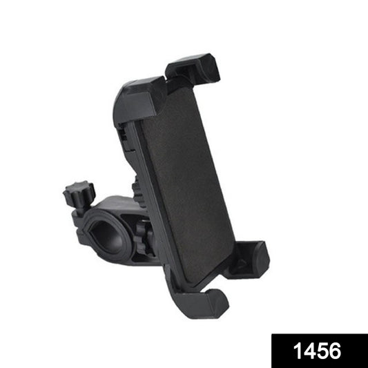 Wukusy bike phone mount with anti-shake cradle, stable clamp, and 360-degree rotation for secure mobile device attachment.