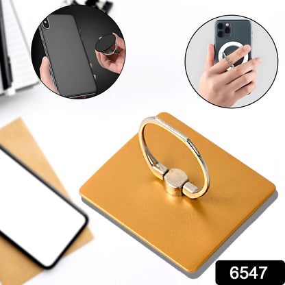 Wukusy mobile phone finger stand with 360° rotation, phone ring holder, kickstand, and hand grip for secure grip and hands-free use