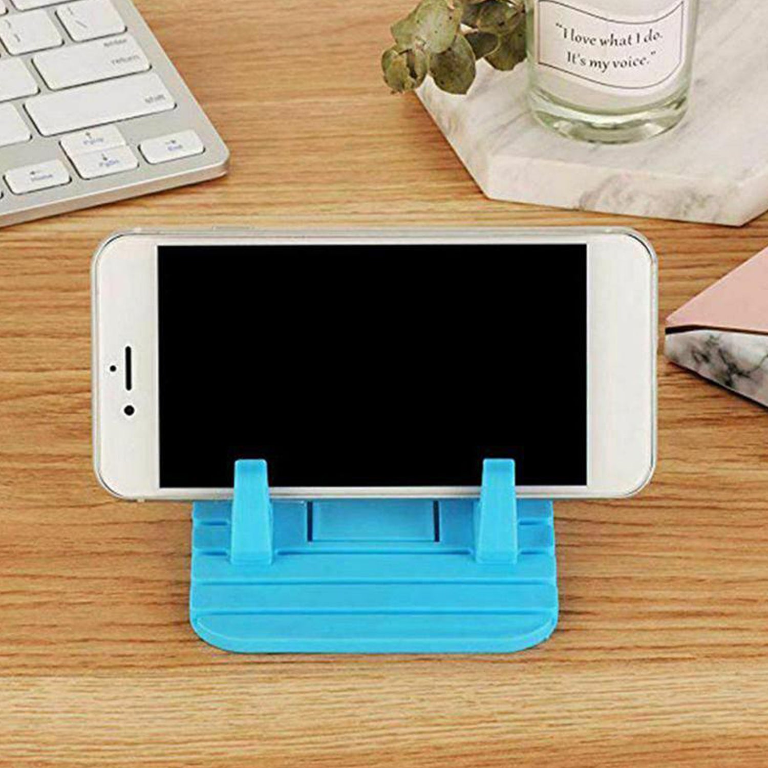 Wukusy Universal Portable Mobile Holder Stand for smartphones, adjustable mobile accessories, lightweight and durable design.