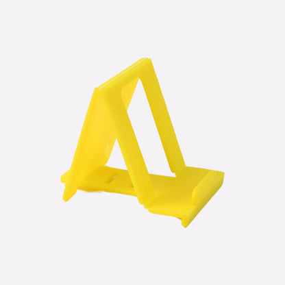 Wukusy adjustable foldable plastic mobile phone stand in mix of colors, portable and lightweight for hands-free use