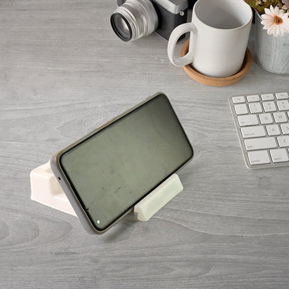 Wukusy plastic mobile phone stand holder, adjustable and lightweight, designed for stable support of smartphones.