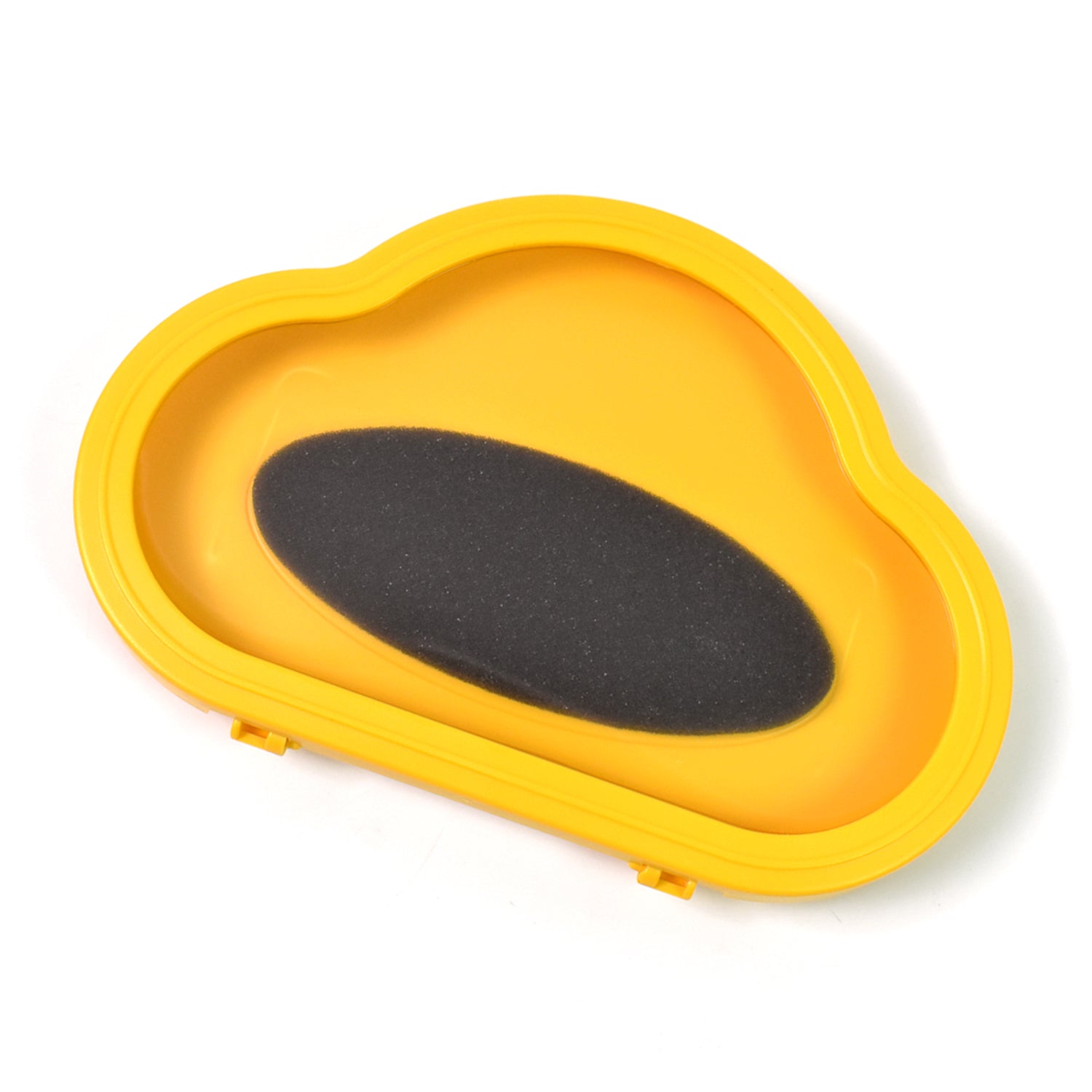 Yellow waterproof smartphone stand case by Wukusy, designed to hold and protect your phone during use or outdoor activities.