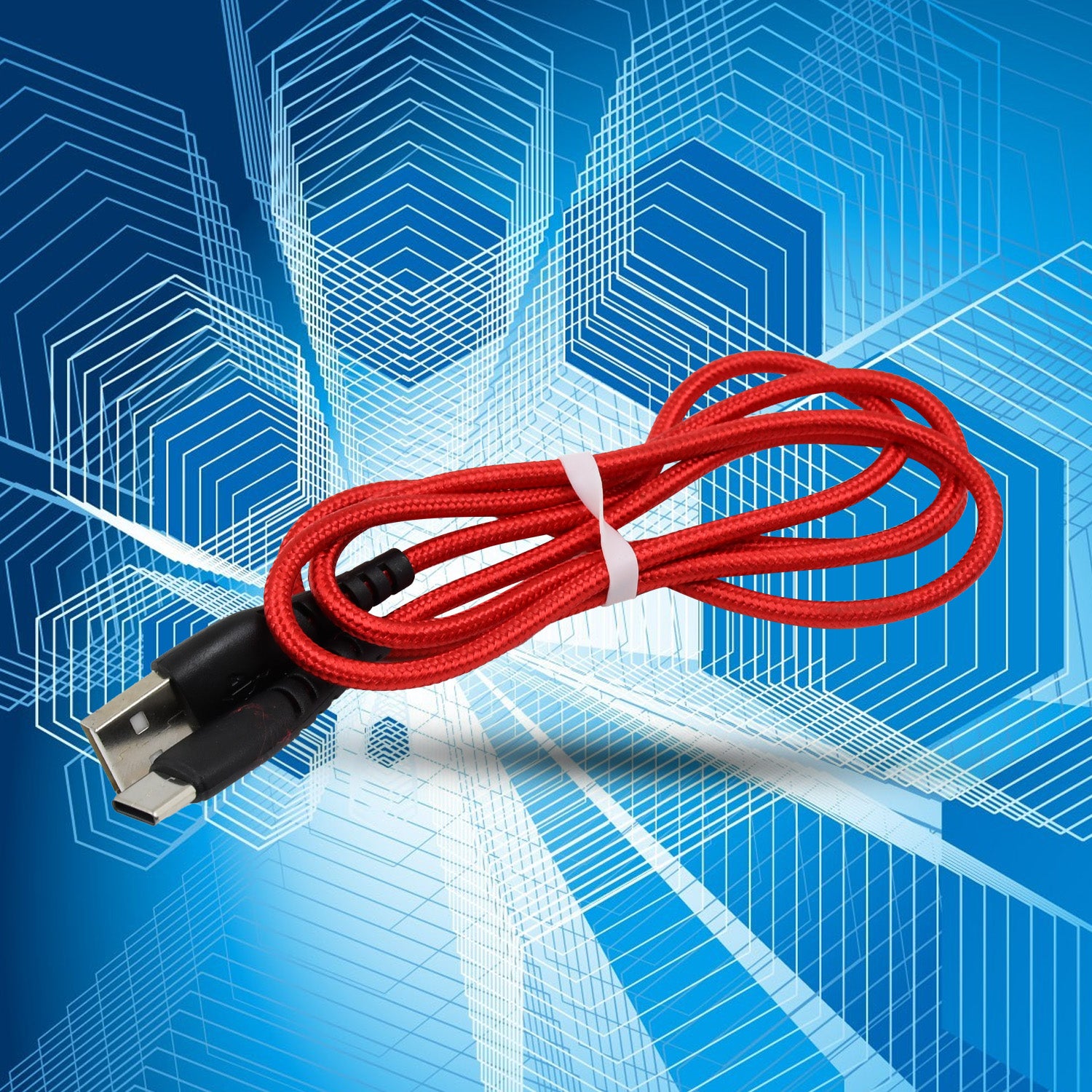 Wukusy Type C data cable for fast charging and data transfer, 97 cm length, mobile accessory for smartphones and tablets.