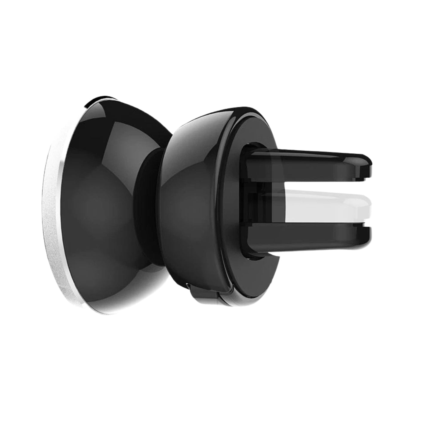 Wukusy universal magnetic car mobile holder attached to a car dashboard, holding a smartphone securely for easy access.
