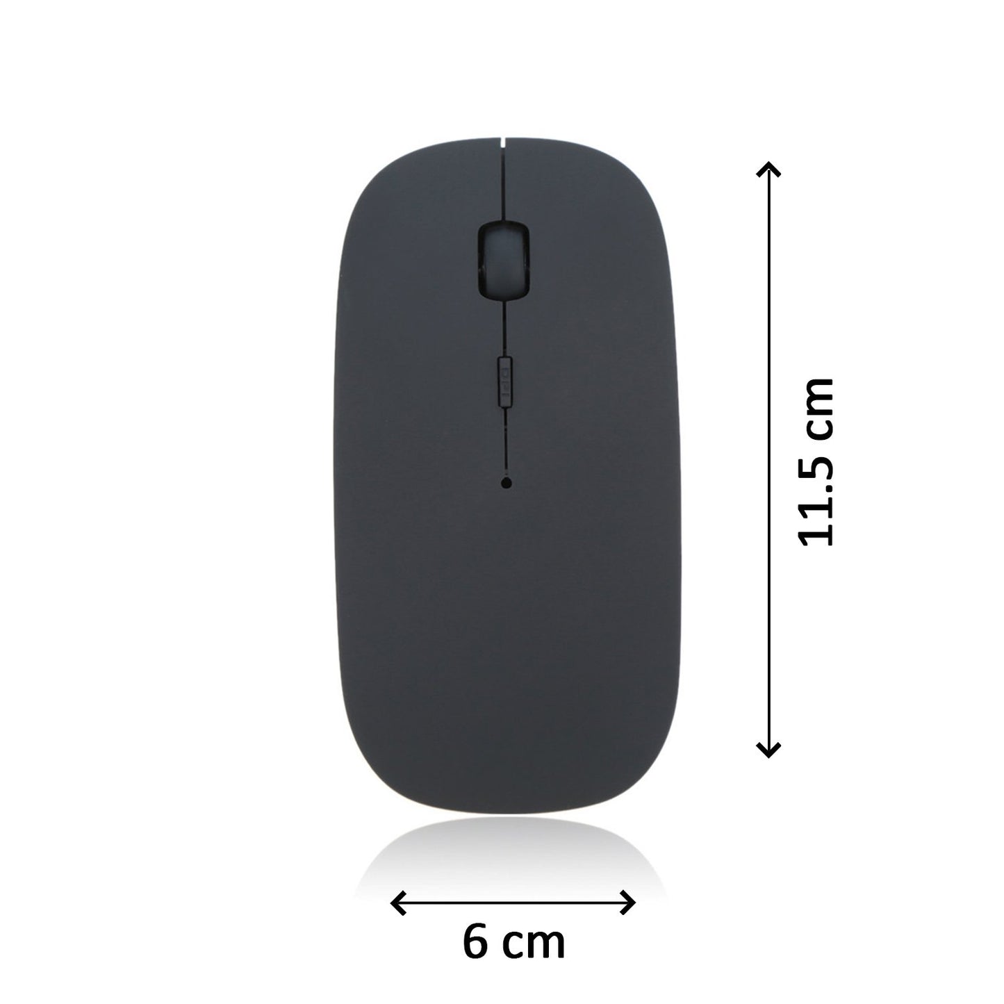 Wukusy wireless office mouse for laptop, PC, Mac, and iPad Pro, featuring a sleek design for comfortable computer use.