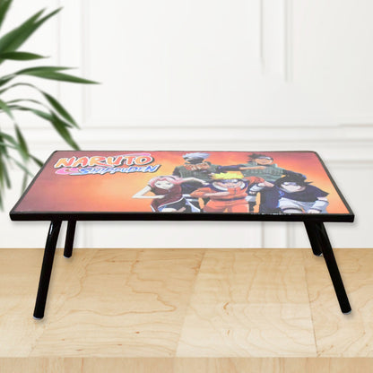 Foldable Wukusy office table with mix design, ideal for games, bed, or study, measuring 48x28 cm, single piece.
