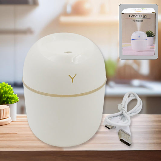 Wukusy office humidifier with plastic body, aromatherapy feature, 220ml capacity, ideal for household and workspace use