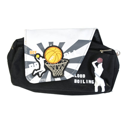 Wukusy office mix design pouch, stylish versatile storage bag, with multiple compartments for organizing office supplies.