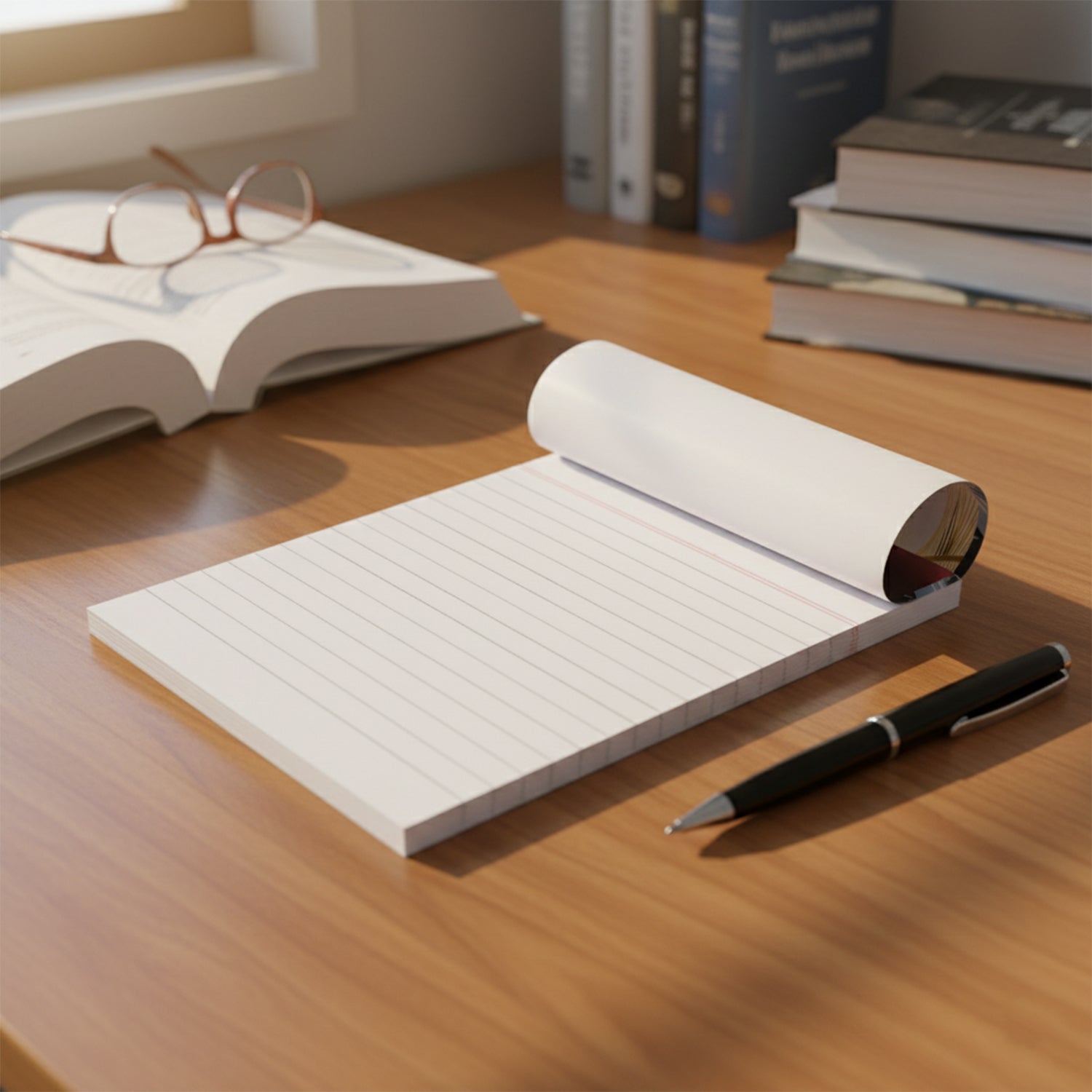 Wukusy premium pocket notebook with 80 pages, compact 165x105mm writing notepad for office use, single notepad in image.