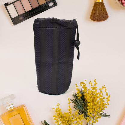 Wukusy reusable multipurpose washable rope pouch for pens, pencils, and stationery, ideal for travel and office use