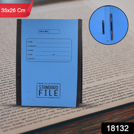 Wukusy plastic clip file folder for office, 35.26 cm, holds documents securely with a sturdy clip and paper holder design.