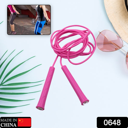 Wukusy 3m plastic adjustable jump rope for high-speed skipping, perfect for CrossFit and fitness workouts.