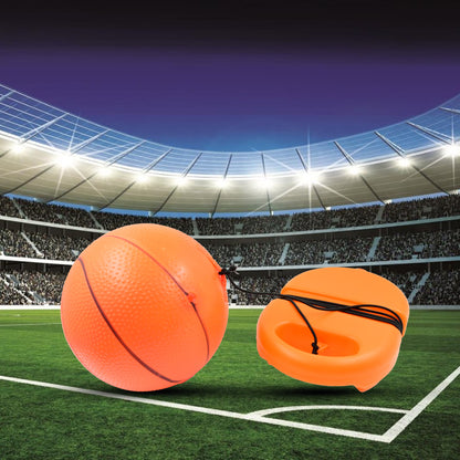Wukusy football rebound ball with string set, sports training equipment for practicing football skills and ball control.
