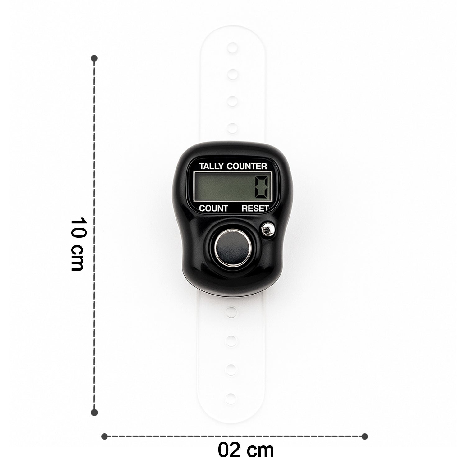 Wukusy small digital finger tally counter for sports, compact handheld device for counting and tracking scores or repetitions.