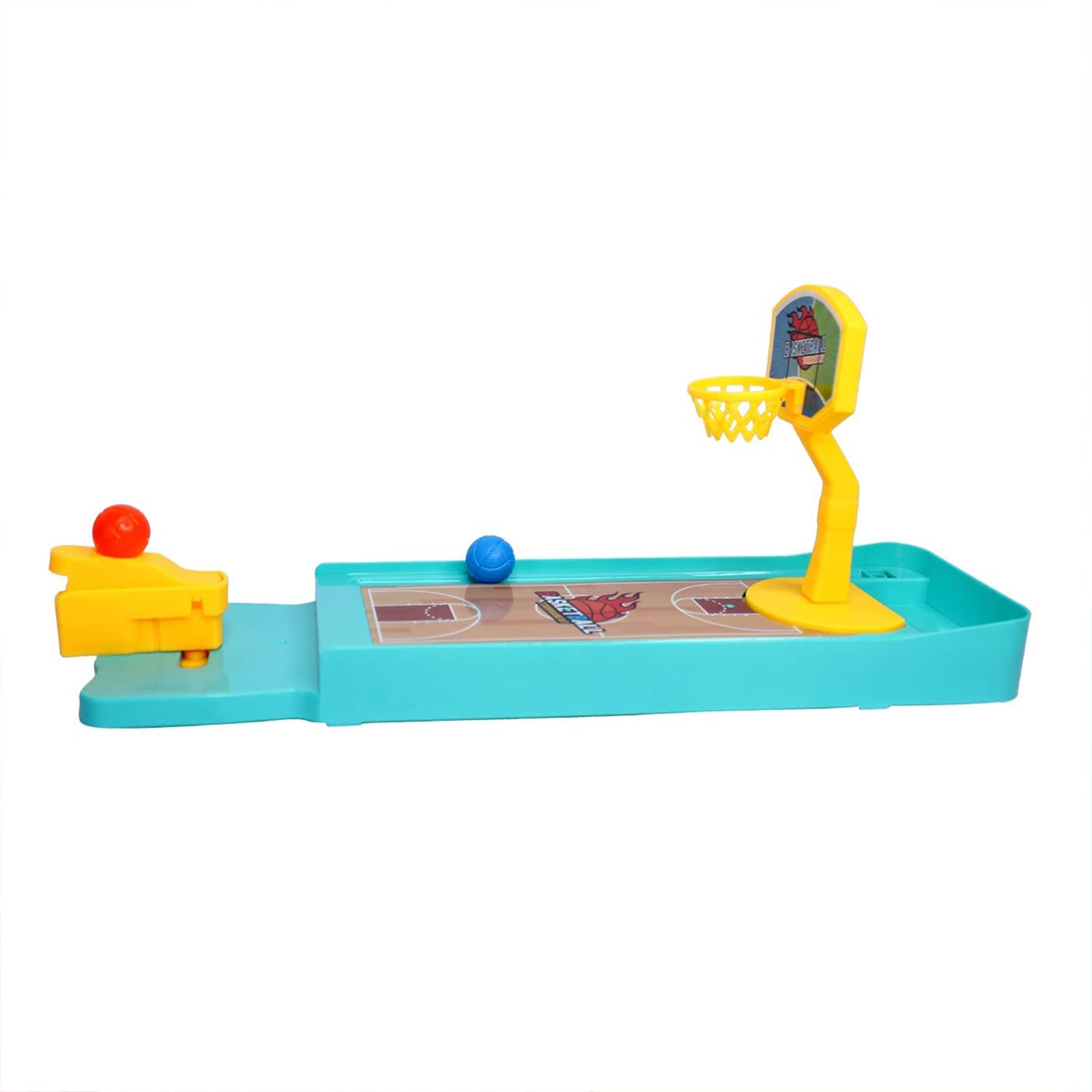 Wukusy Mini Table Top Finger Basketball Game for kids and adults, indoor desktop game for fun family bowling and basketball play.