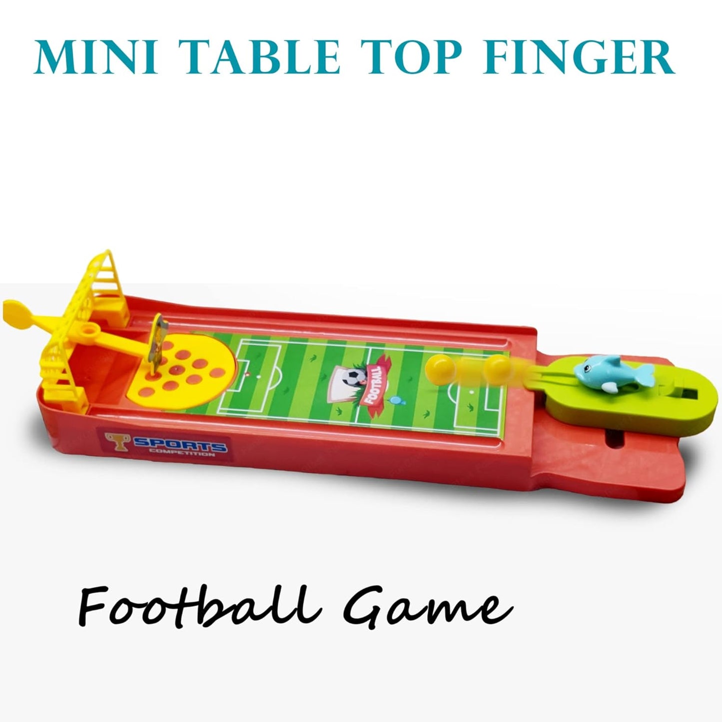 Wukusy Mini Tabletop Finger Football Game for kids and adults, indoor desk game for boys, girls, and family fun.