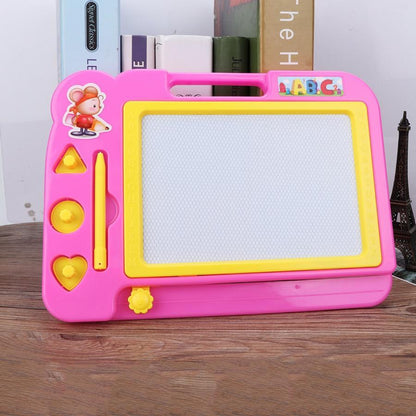 Wukusy 1905 Magic Writer Magnetic Drawing Board for kids, educational toy with colorful drawing surface and magnetic pen.