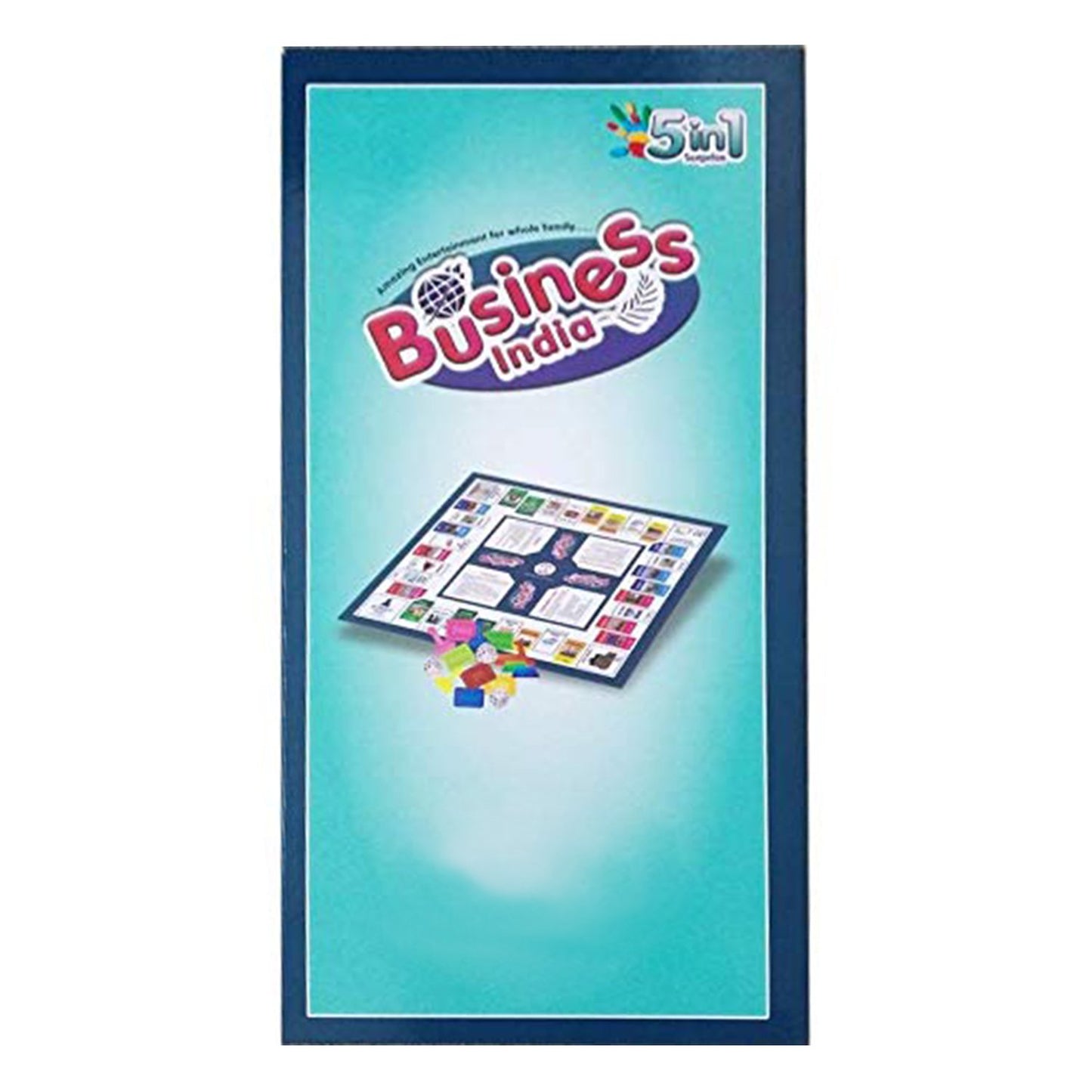 Wukusy 1906 Fun Filled Business Game toy set with plastic money coins for young aspiring businessmen, includes game pieces and play money.